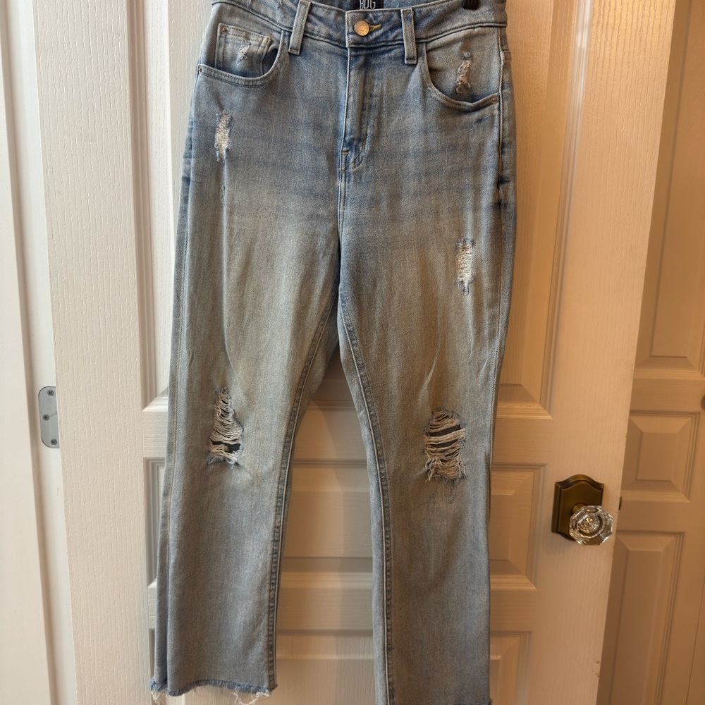 BDG Distressed Light Blue Women's Jeans